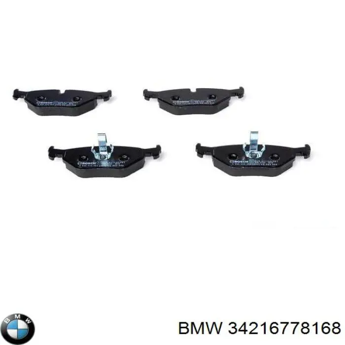Sapatas do freio traseiras de disco BMW 34216778168 preço, a partir de 23,91 USD