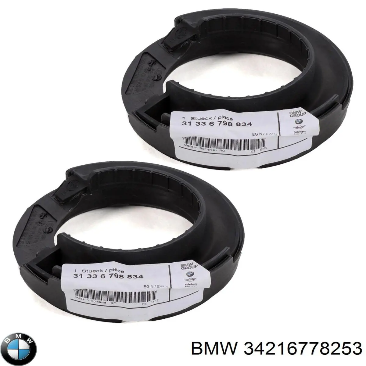 Compre 34216778253 BMW Proteção esquerda do freio de disco traseiro