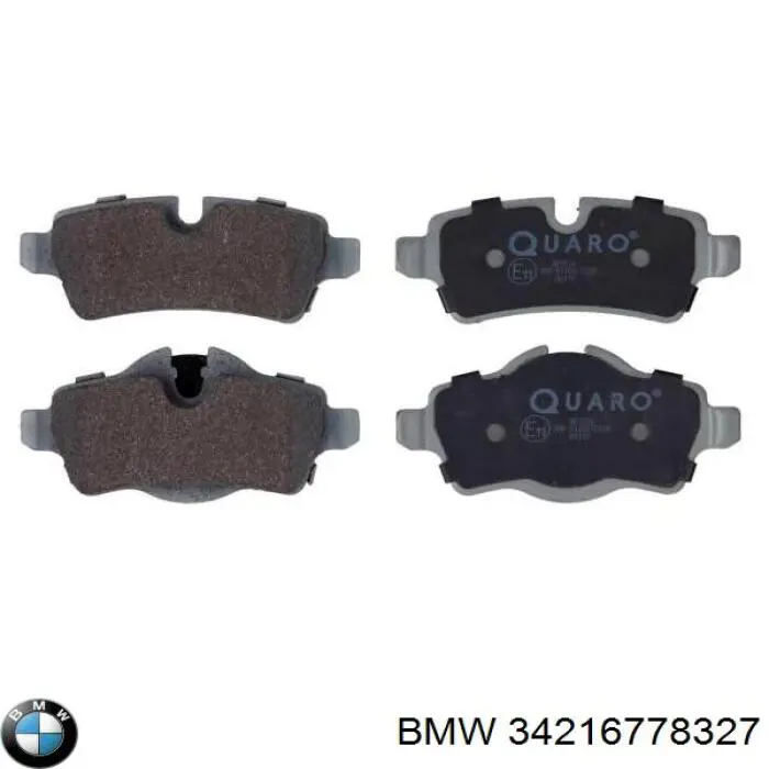 Sapatas do freio traseiras de disco BMW 34216778327 preço, a partir de 27,33 USD