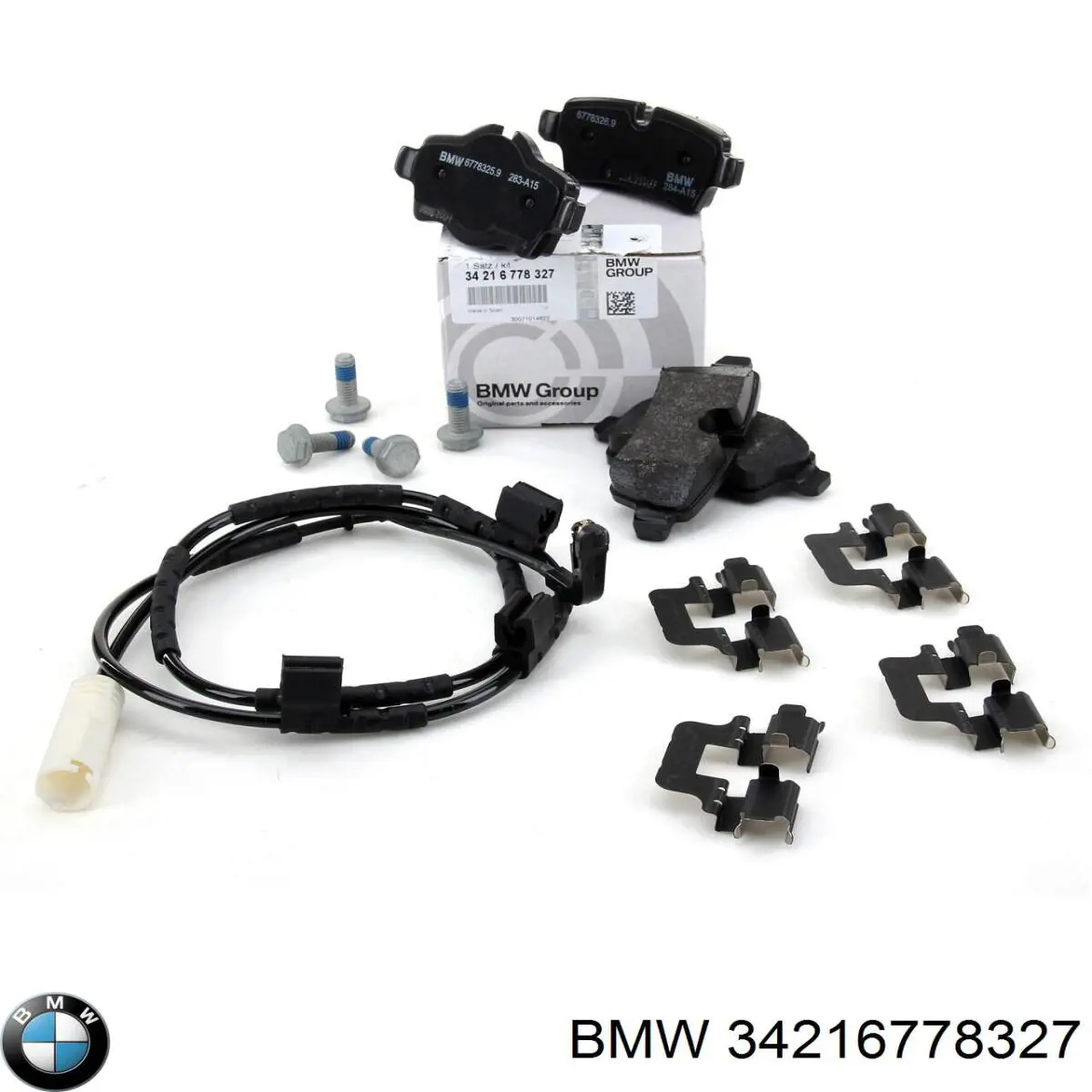 Compre 34216778327 BMW Sapatas do freio traseiras de disco