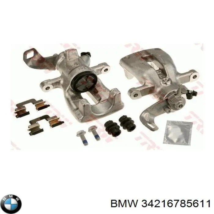 34216785611 BMW Suporte do freio traseiro esquerdo