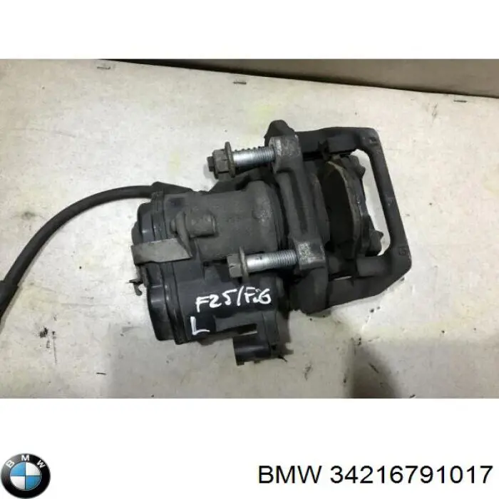 Compre 34216791017 BMW Suporte do freio traseiro esquerdo