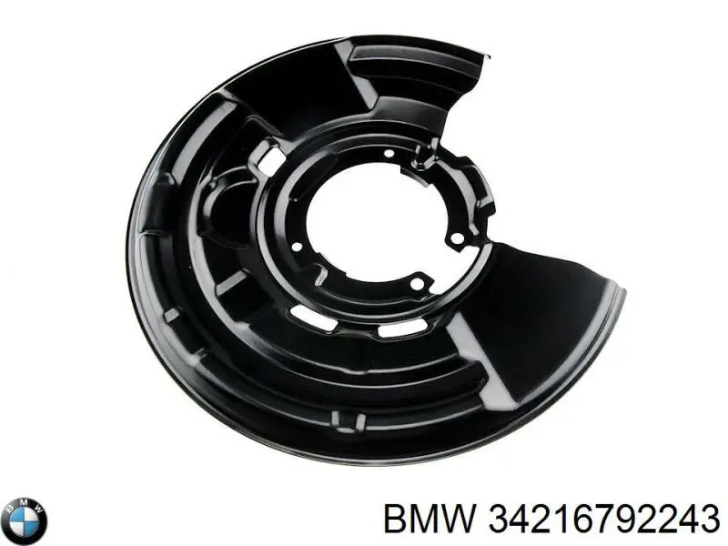 Proteção esquerda do freio de disco traseiro BMW 34216792243 preço, a partir de 25,07 USD