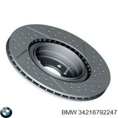 Compre 34216792247 BMW Proteção esquerda do freio de disco traseiro