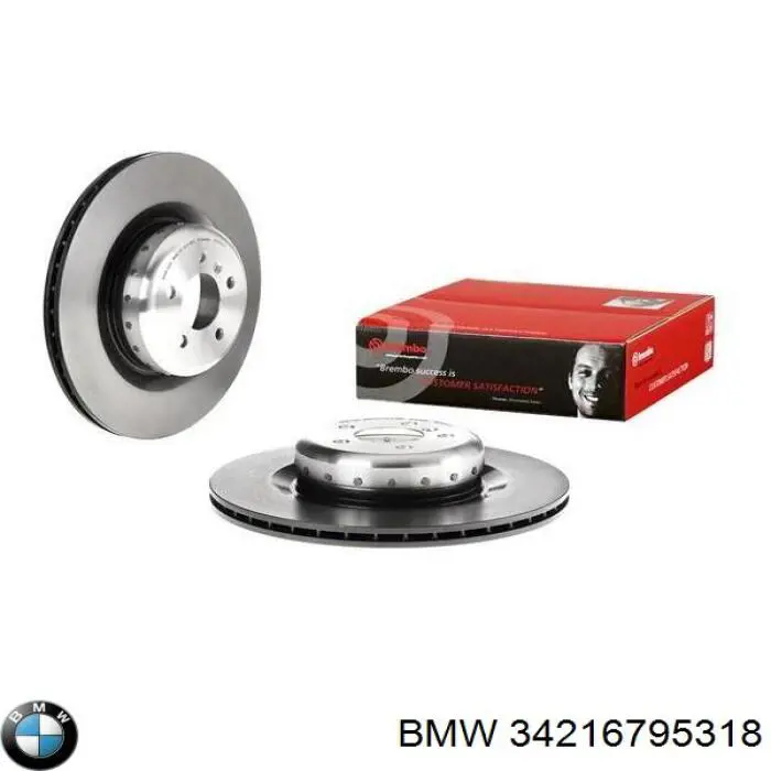 34216795318 BMW Disco do freio traseiro