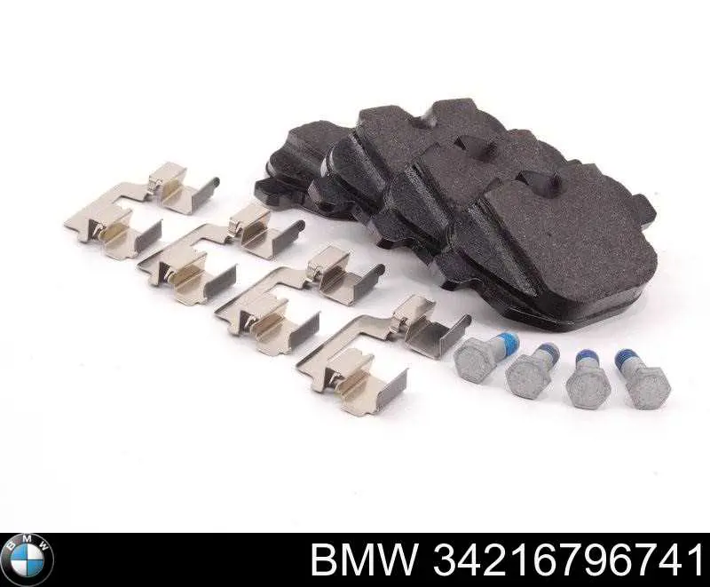 Sapatas do freio traseiras de disco BMW 34216796741 preço, a partir de 31,28 USD