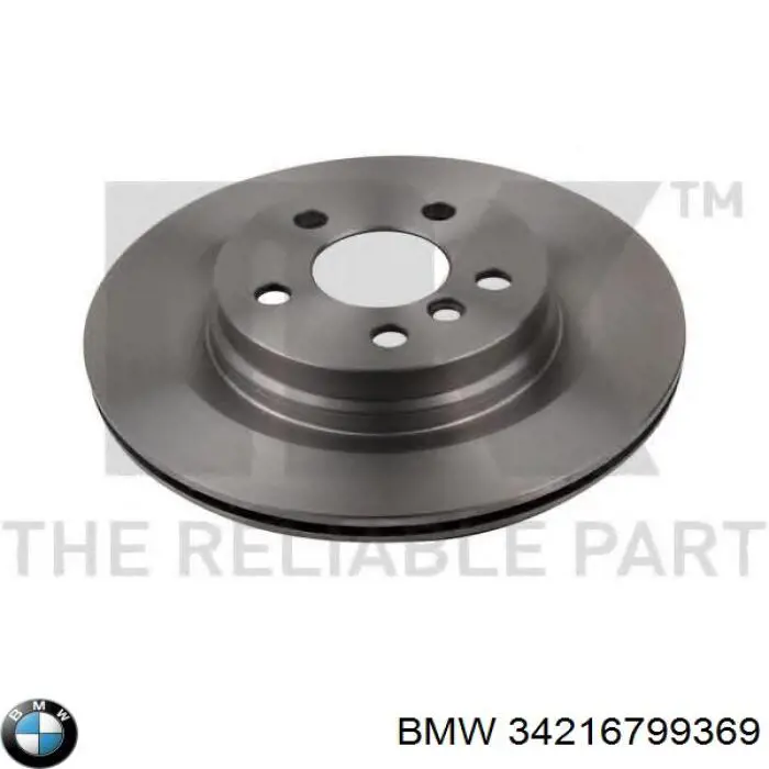 Compre 34216799369 BMW Disco do freio traseiro