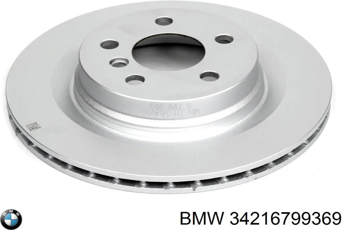 34216799369 BMW Disco do freio traseiro
