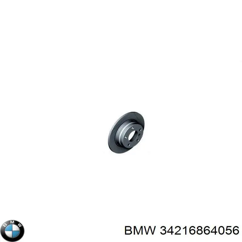 34216864056 BMW Disco do freio traseiro