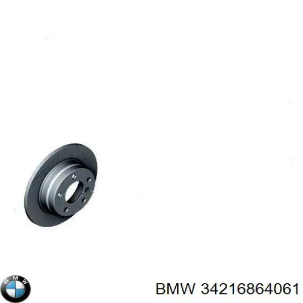 Disco do freio traseiro BMW 34216864061 preço, a partir de 62,08 USD