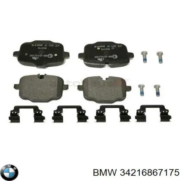 Sapatas do freio traseiras de disco BMW 34216867175 preço, a partir de 41,55 USD