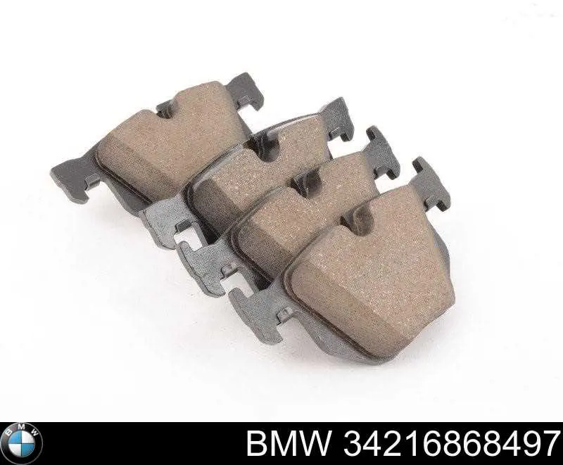 34216868497 BMW Sapatas do freio traseiras de disco