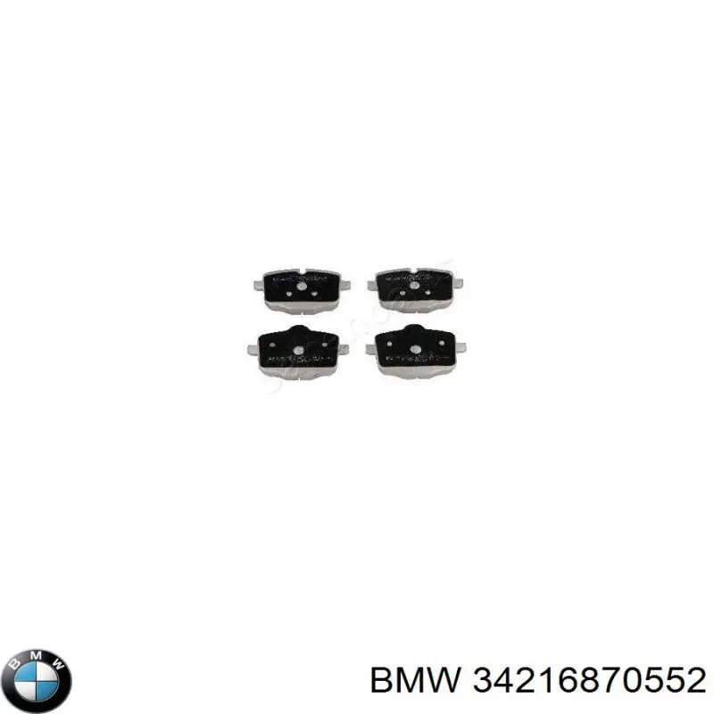 Sapatas do freio traseiras de disco BMW 34216870552 preço, a partir de 41,55 USD