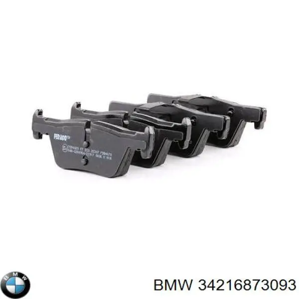 Compre 34216873093 BMW Sapatas do freio traseiras de disco