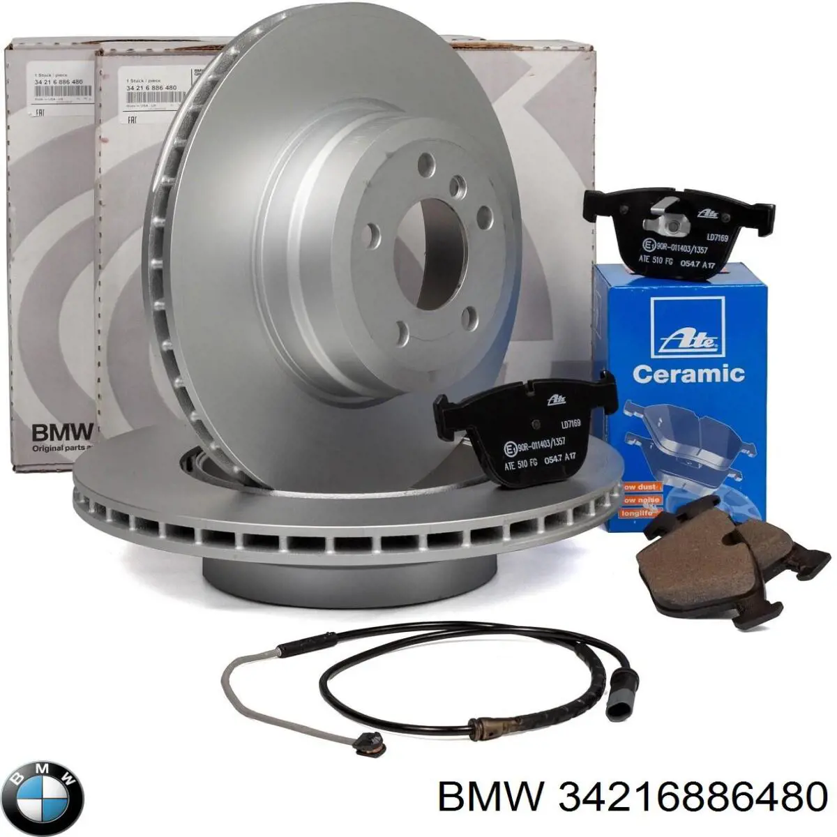Disco do freio traseiro BMW 34216886480 preço, a partir de 73,21 USD
