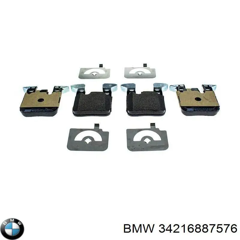Sapatas do freio traseiras de disco BMW 34216887576 preço, a partir de 47,31 USD