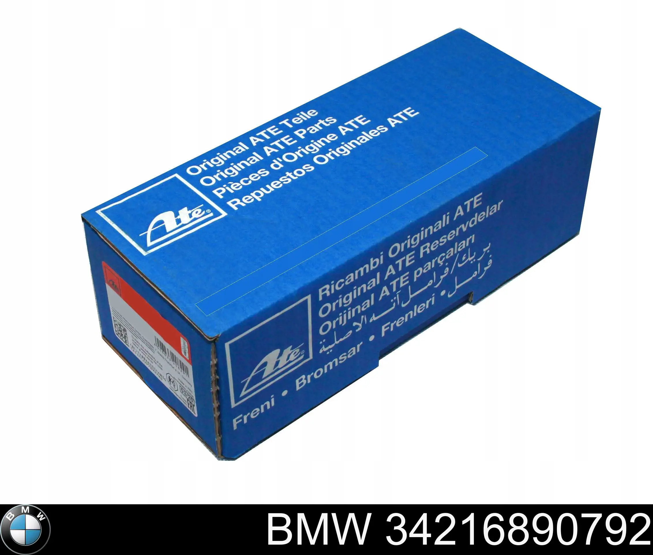 34216890792 BMW Sensor traseiro de desgaste das sapatas do freio