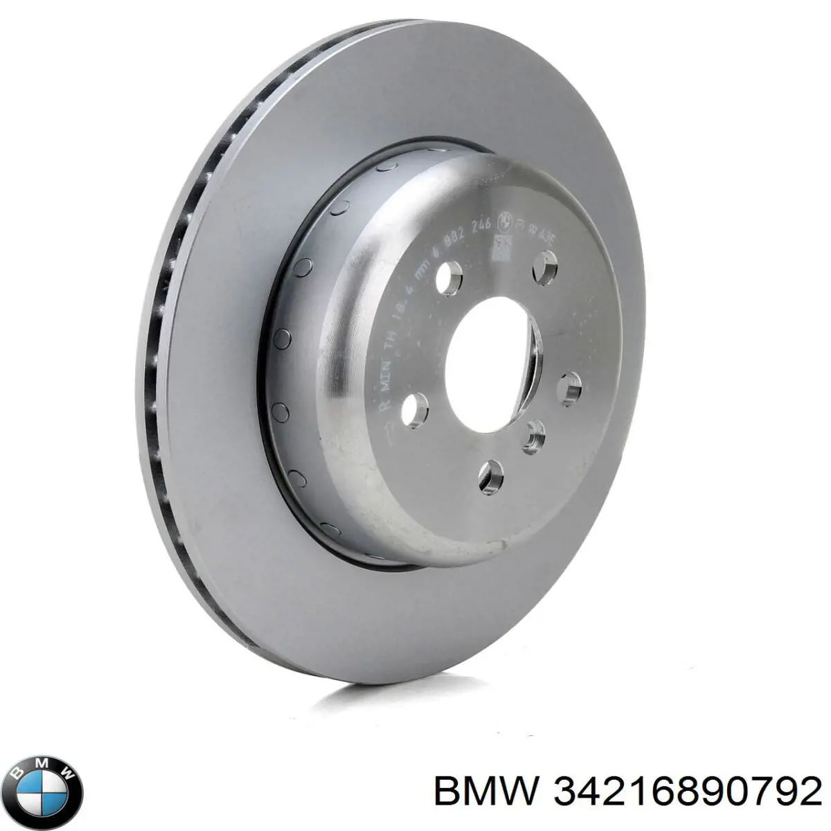 Compre 34216890792 BMW Sensor traseiro de desgaste das sapatas do freio