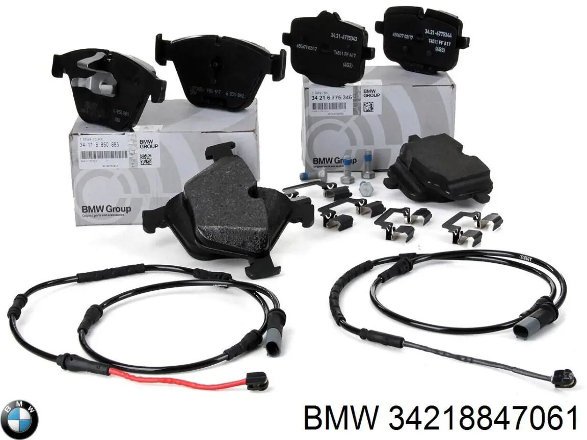 Sapatas do freio traseiras de disco BMW 34218847061 preço, a partir de 41,48 USD
