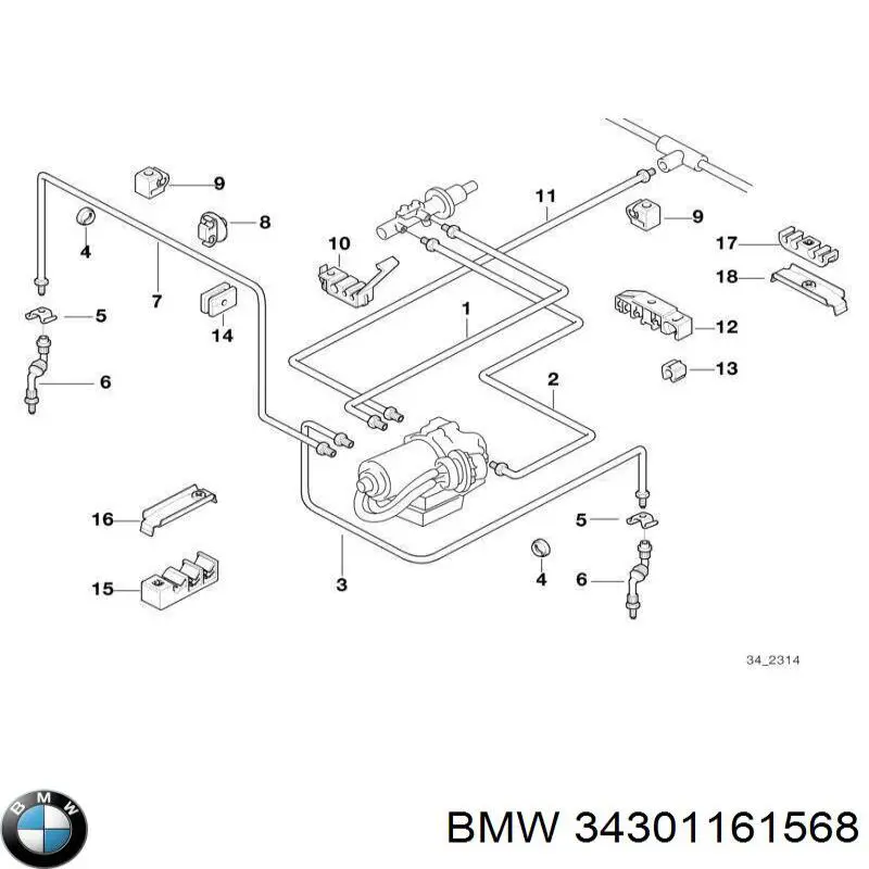  BMW 34301161568 preço, a partir de 9,98 USD