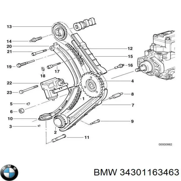 Tubo de impulsionador de vácuo dos freios BMW 34301163463 preço, a partir de 69,39 USD