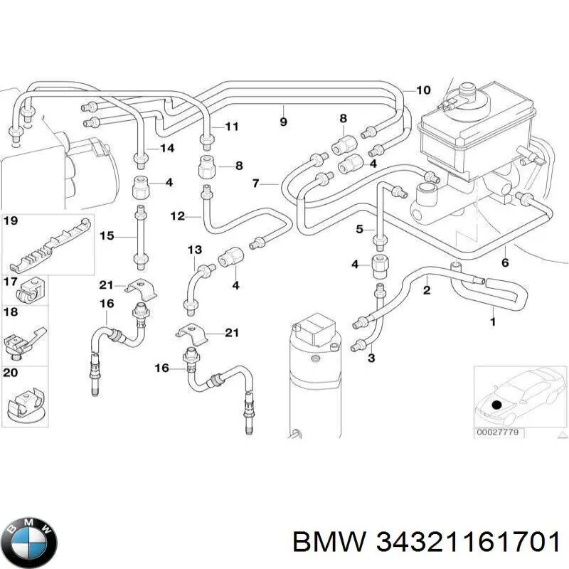  BMW 34321161701 preço, a partir de 13,32 USD