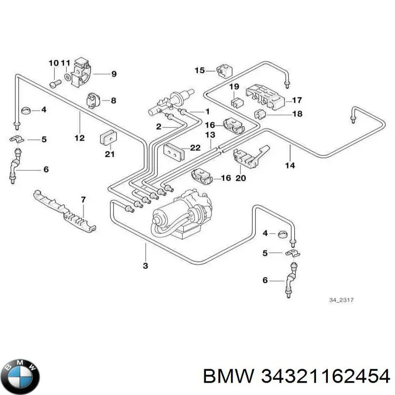 Compre 34321162454 BMW 
