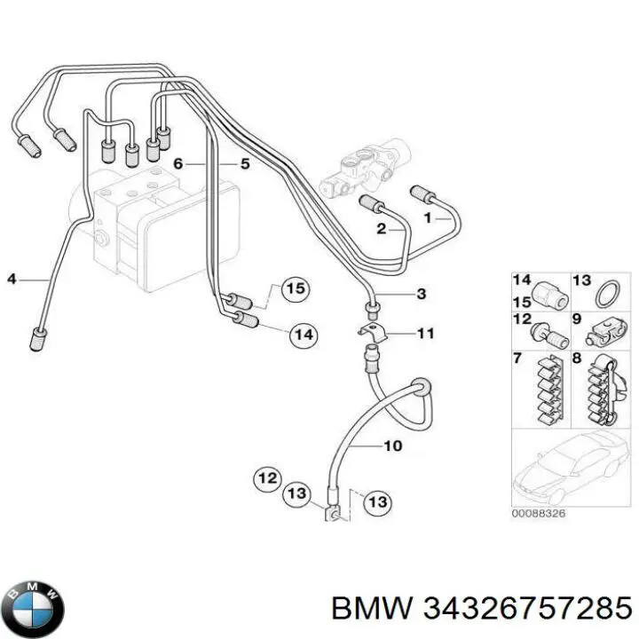  BMW 34326757285 preço, a partir de 12,41 USD
