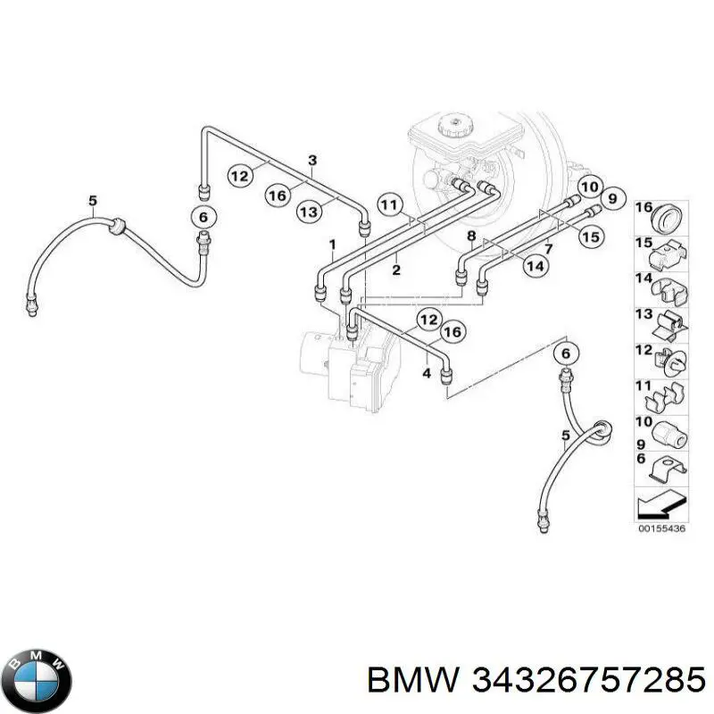 Compre 34326757285 BMW 