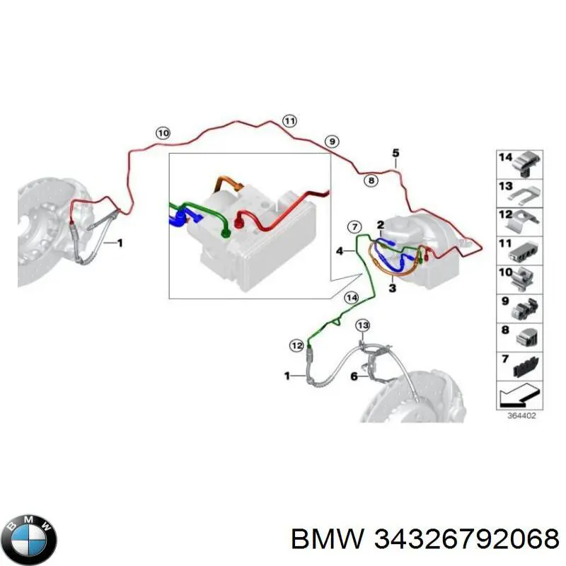  BMW 34326792068 preço, a partir de 57,18 USD
