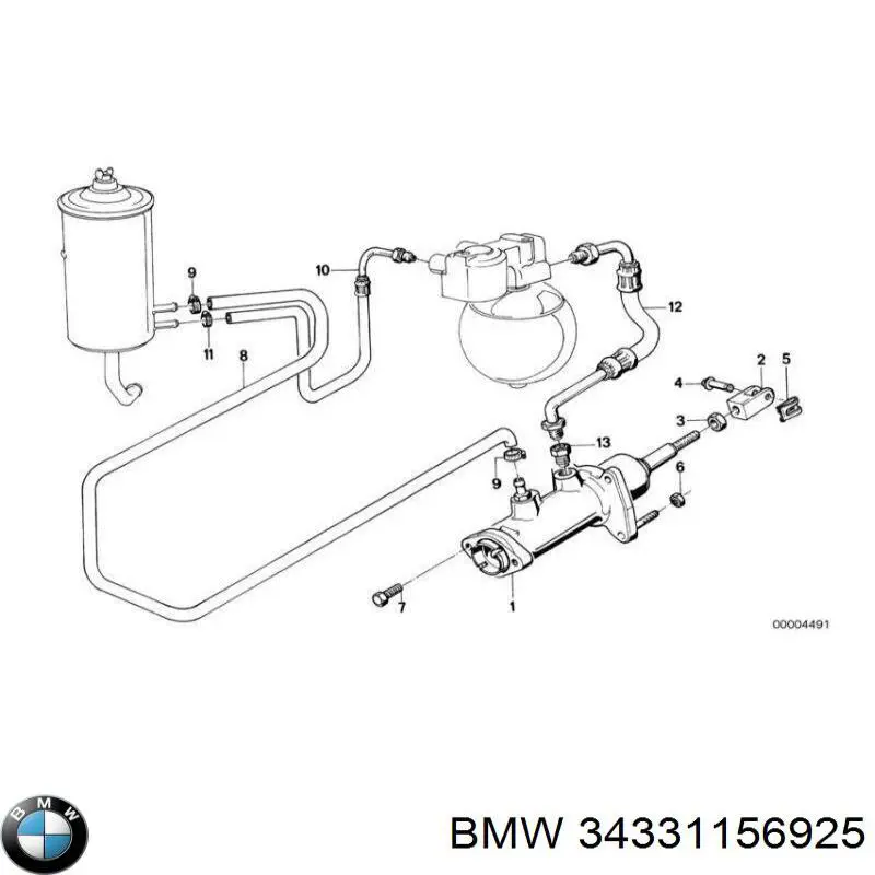 Compre 34331156925 BMW Reforçador dos freios a vácuo