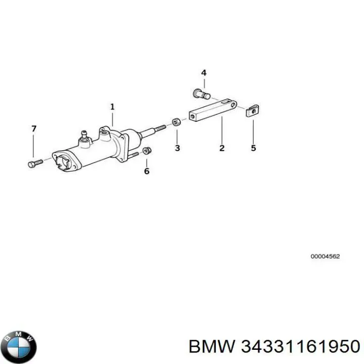 Cilindro mestre do freio BMW 34331161950 preço, a partir de 2863,69 USD