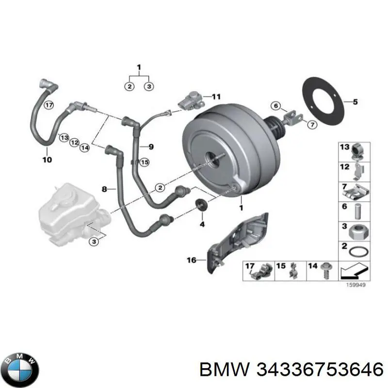 Compre 34336753646 BMW 