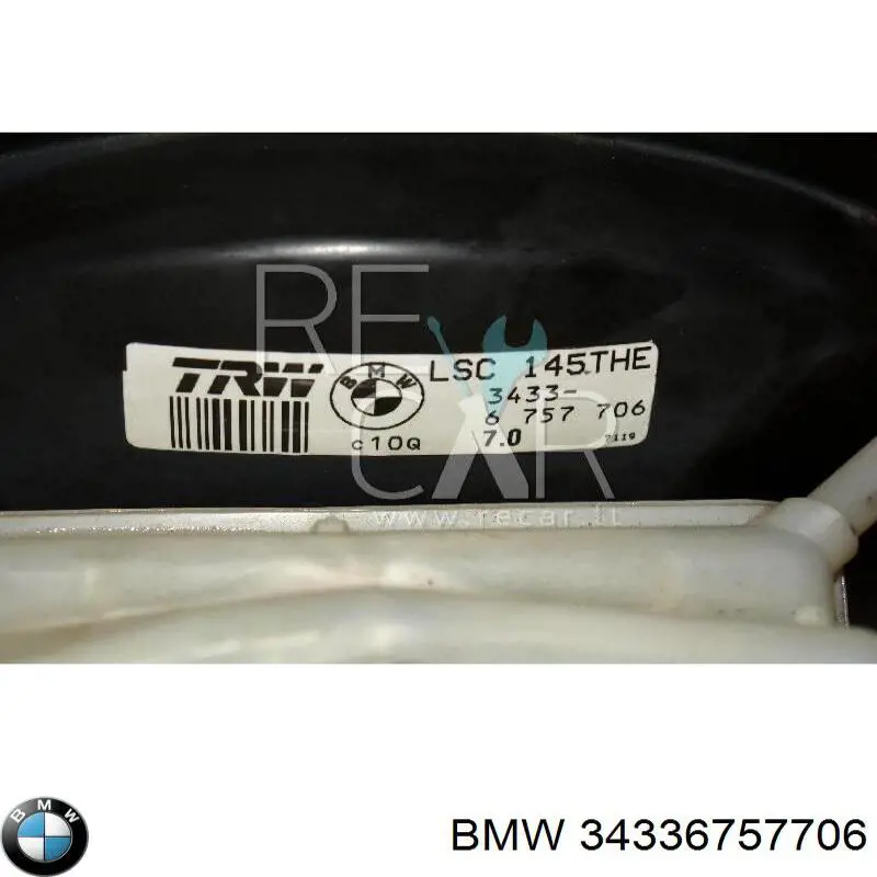 34336757706 BMW Reforçador dos freios a vácuo