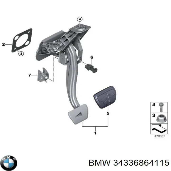  BMW 34336864115 preço, a partir de 4,05 USD