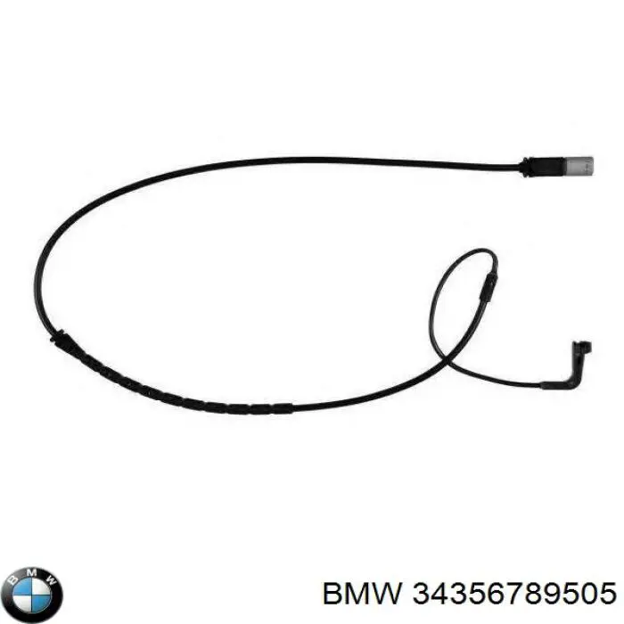 34356789505 BMW Sensor traseiro de desgaste das sapatas do freio