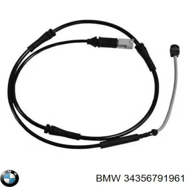 34356791961 BMW Sensor traseiro de desgaste das sapatas do freio