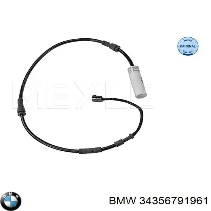 Compre 34356791961 BMW Sensor traseiro de desgaste das sapatas do freio