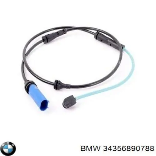 34356890788 BMW Sensor dianteiro de desgaste das sapatas do freio