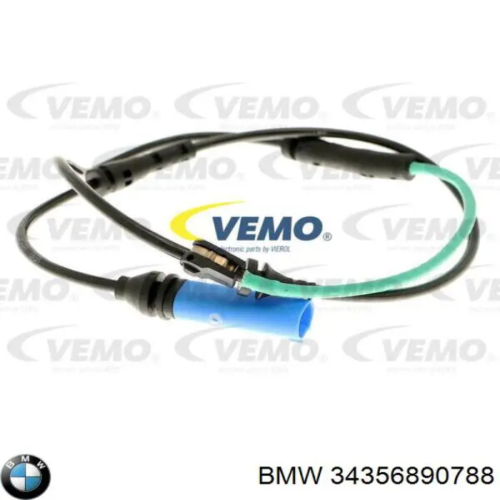Compre 34356890788 BMW Sensor dianteiro de desgaste das sapatas do freio