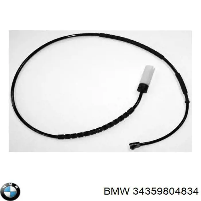 34359804834 BMW Sensor traseiro de desgaste das sapatas do freio