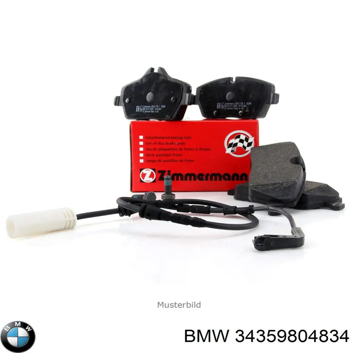 Sensor traseiro de desgaste das sapatas do freio BMW 34359804834 preço, a partir de 16,90 USD