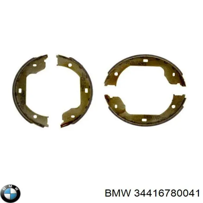 Compre 34416780041 BMW Sapatas do freio de estacionamento