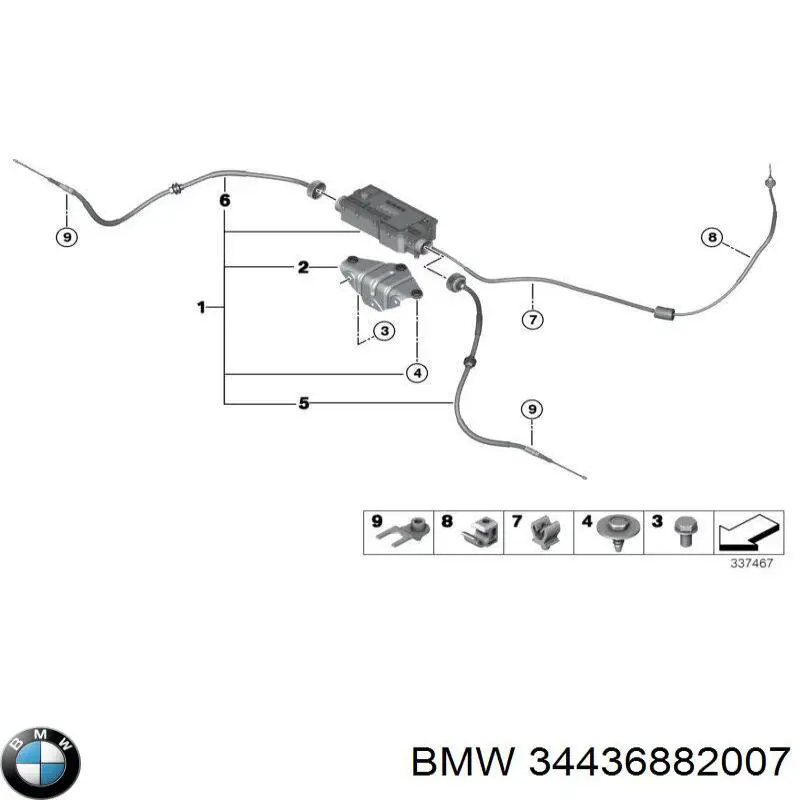 Unidade de controlo (módulo) do freio de estacionamento eletromecânico BMW 34436882007 preço, a partir de 657,95 USD