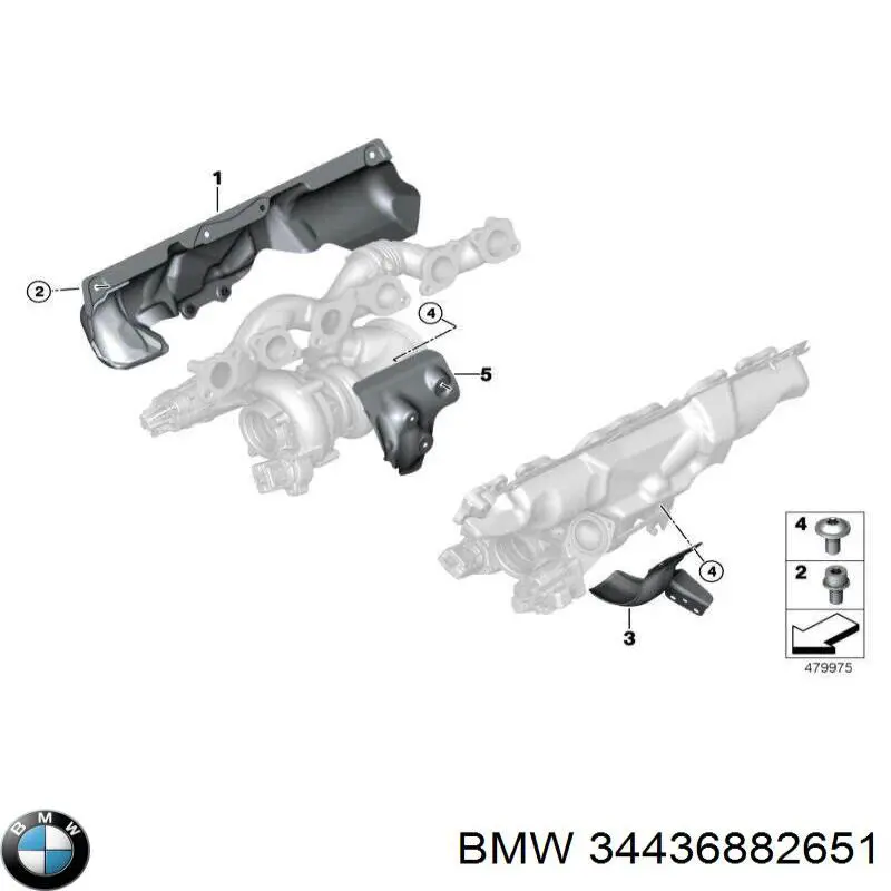 Acionamento elétrico do freio de estacionamento 34436882651 BMW