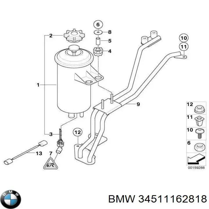  BMW 34511162818 preço, a partir de 10,75 USD