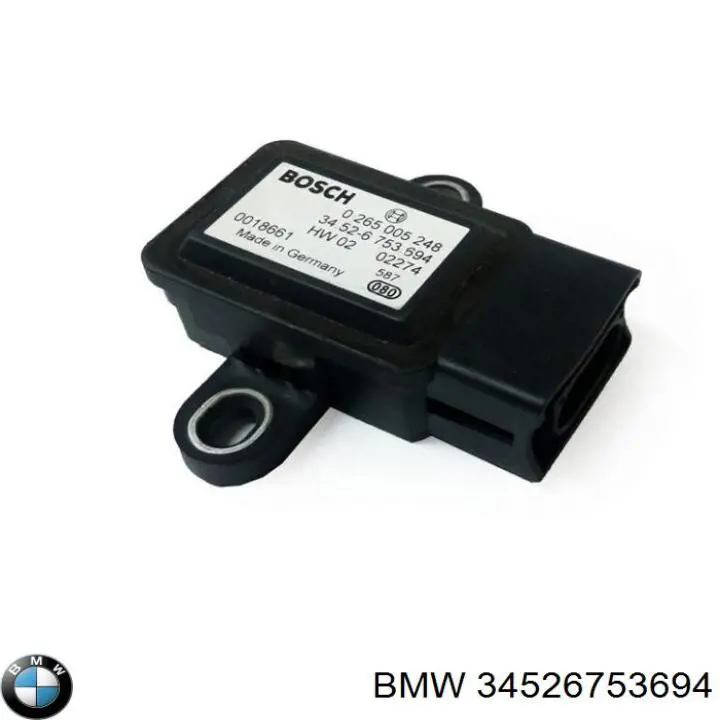 Sensor de aceleração transversal (ESP) BMW 34526753694 preço, a partir de 62,99 USD
