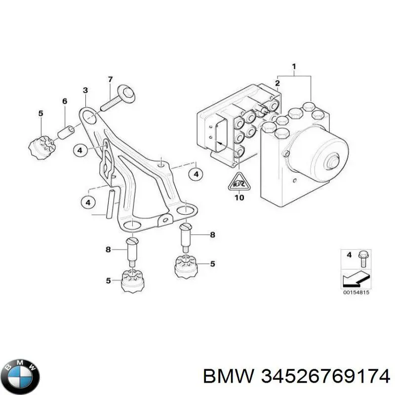 Sensor de aceleração longitudinal BMW 34526769174 preço, a partir de 701,22 USD