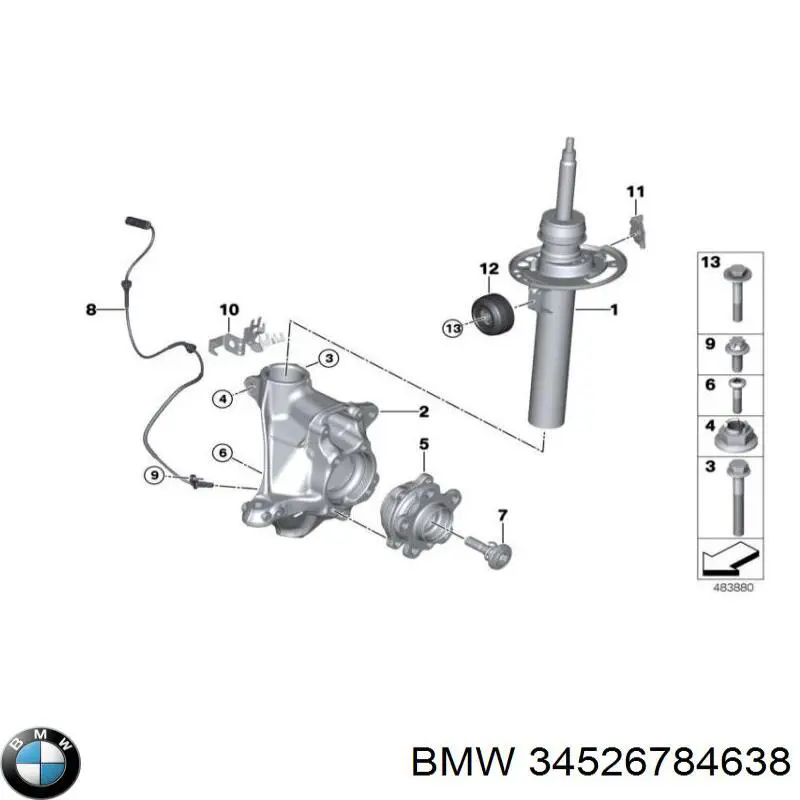  BMW 34526784638 preço, a partir de 37,33 USD