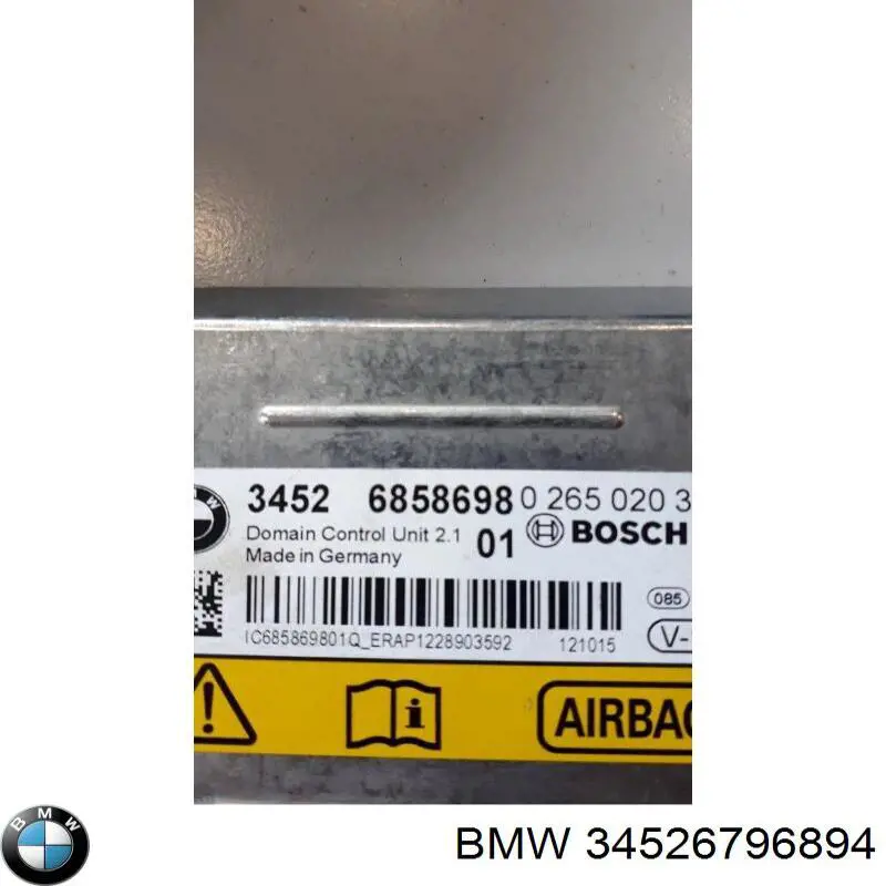 34526858698 BMW Unidade ICM do módulo de controle (ECU)